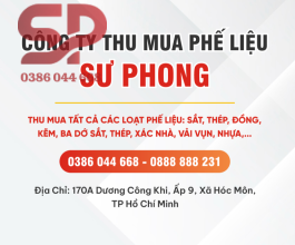 Chuyên Thu mua phế liệu Xã Bà Điểm